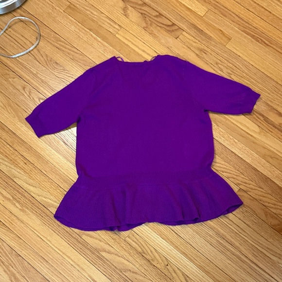 Worthington Violet Knit Top - Picture 4 of 4